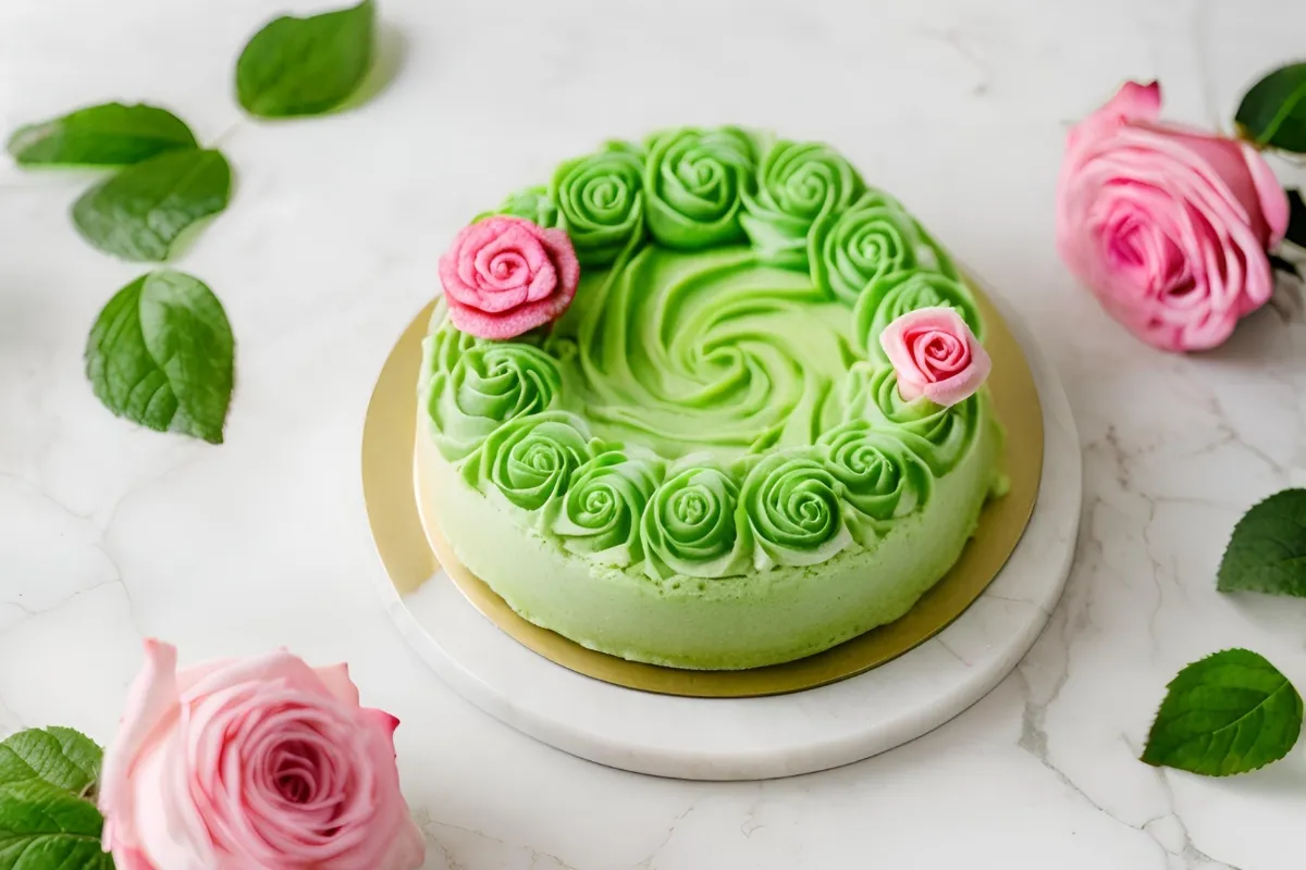 Swedish Princess Cake with marzipan
