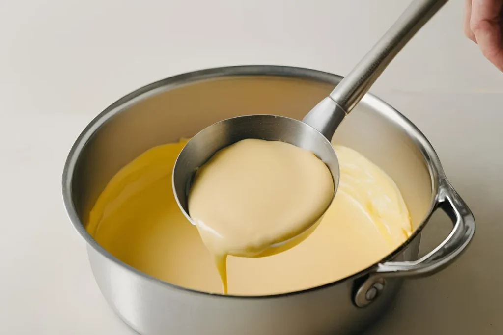 Swedish Princess Cake Recipe: How to Make This Elegant Dessert 3 Making pastry cream for a Princess Cake