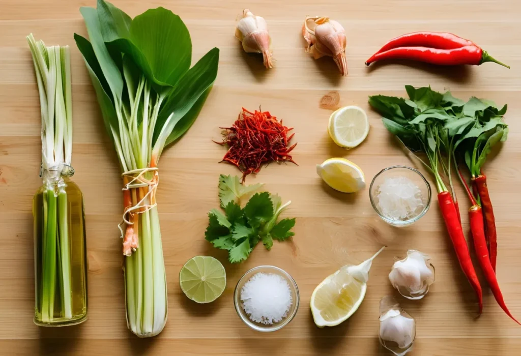 Authentic Tom Yum Noodle Soup Recipe (Easy & Flavorful!) 2 Fresh Ingredients for Tom Yum Soup