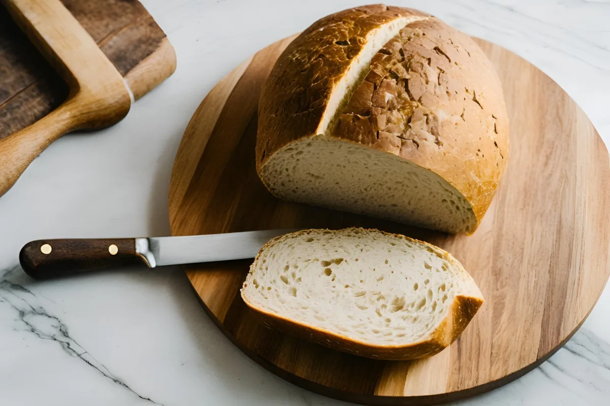 Freshly baked gluten-free sourdough bread