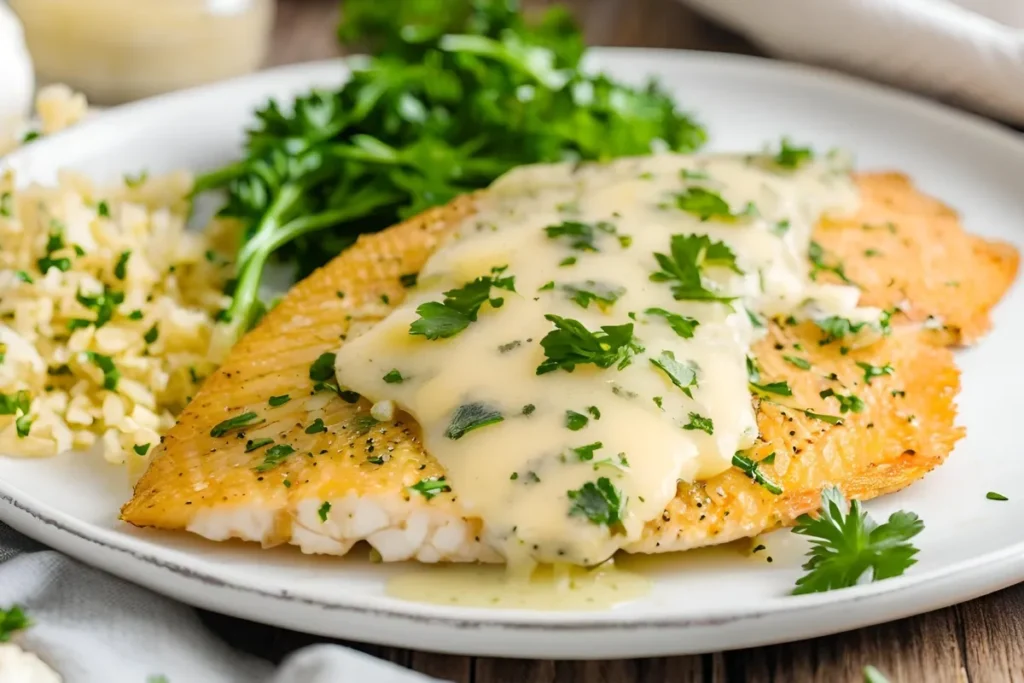 Lemon Butter Garlic Air Fryer Tilapia
