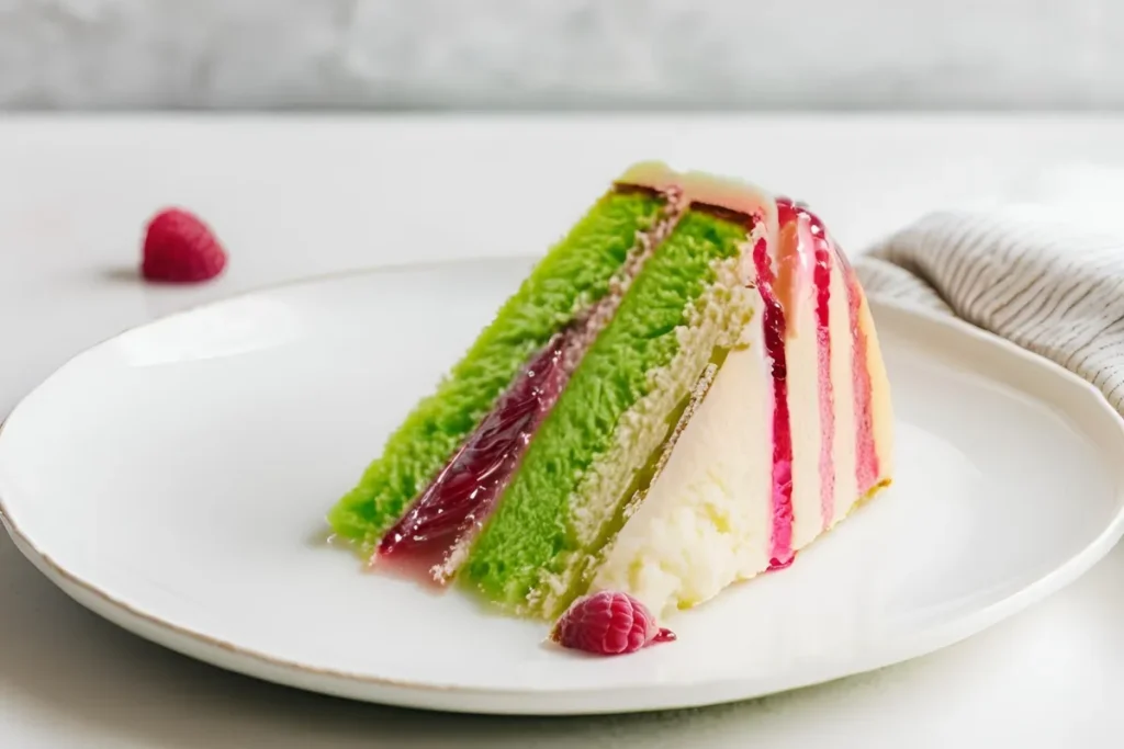 Swedish Princess Cake Recipe: How to Make This Elegant Dessert 5 Sliced Swedish Princess Cake