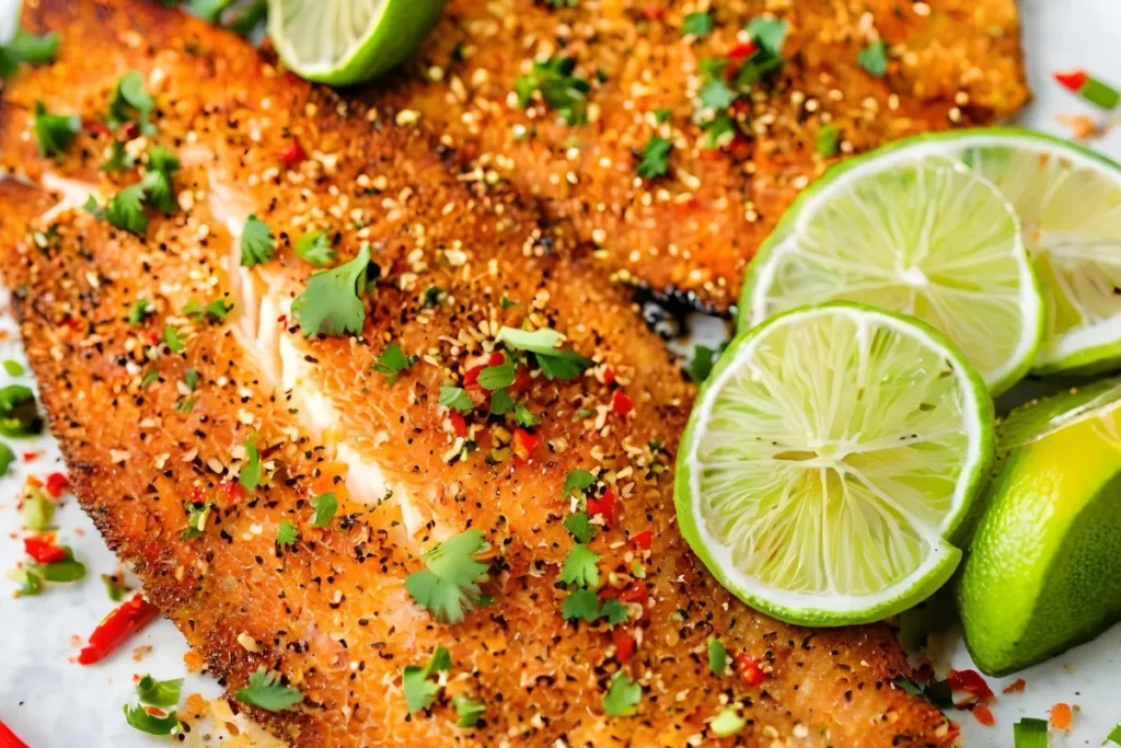Spicy Cajun Air Fryer Tilapia
