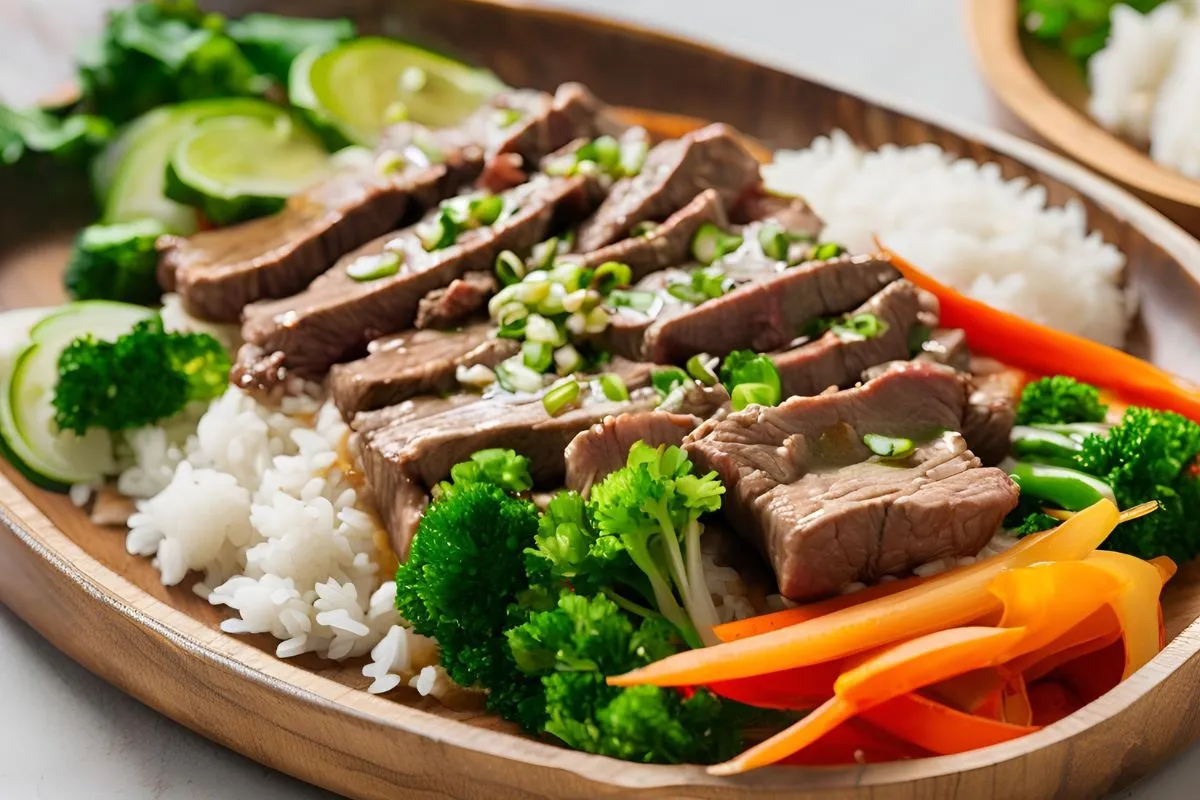 Beef with Garlic Sauce