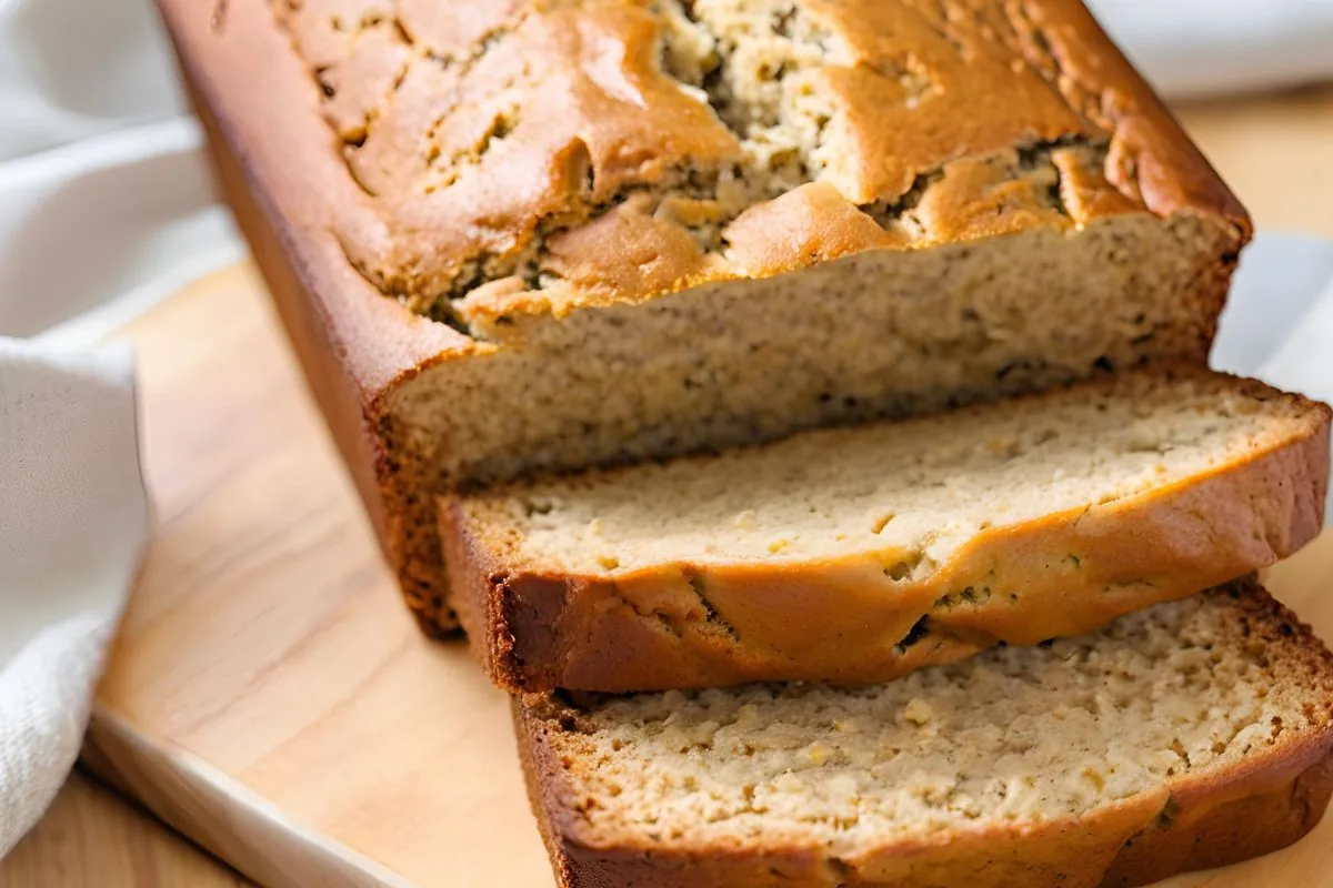 4-Ingredient Banana Bread Loaf