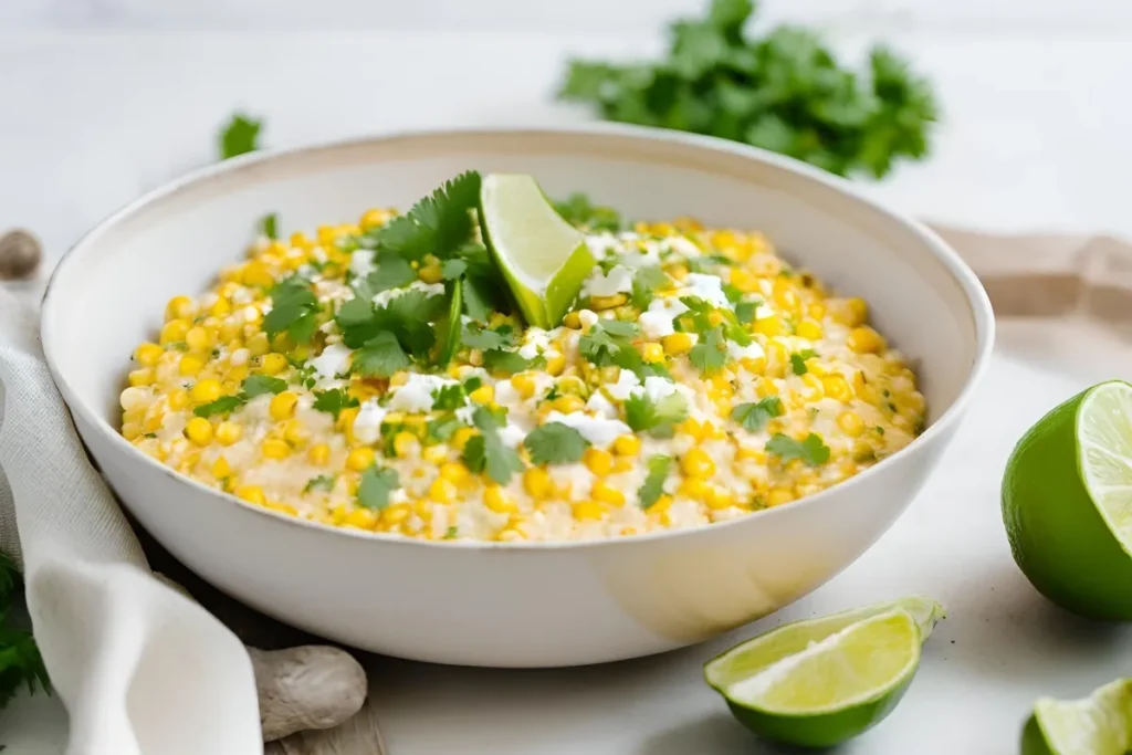 Mexican Street Corn Casserole Recipe – Easy, Creamy & Flavorful Side Dish 2 Serving of Mexican Street Corn Casserole