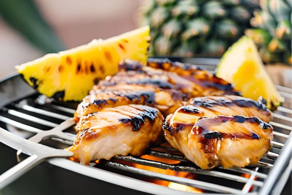 Hawaiian Teriyaki Chicken: A Delicious and Flavorful Recipe with Pineapple 2 Grilling Hawaiian Teriyaki Chicken