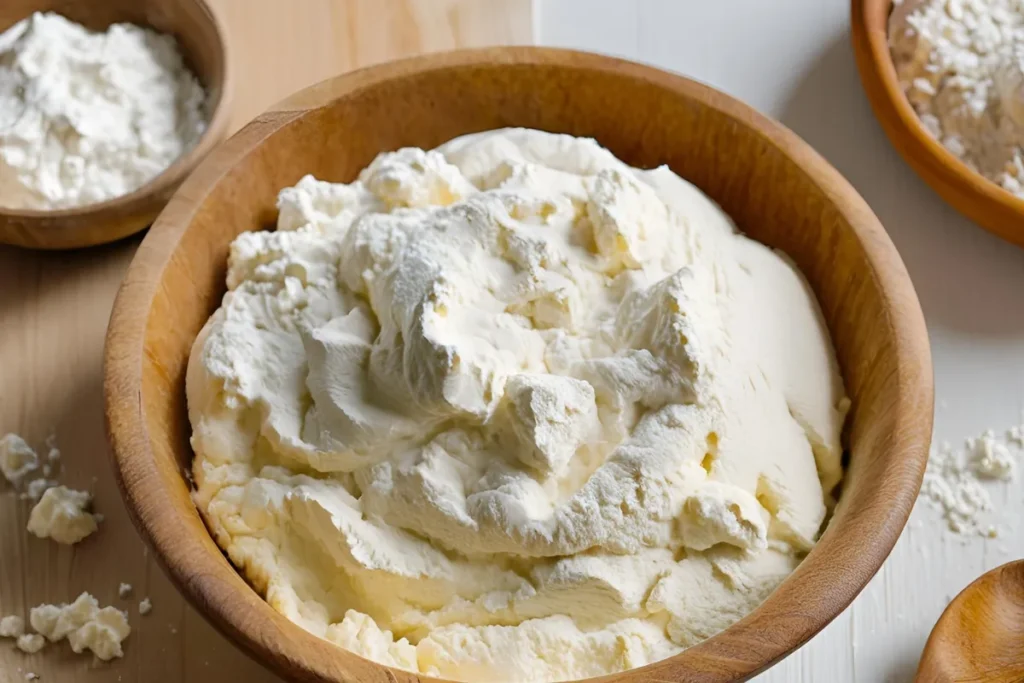 Cottage Cheese Flatbread: A Delicious and Healthy Snack 2 Preparing dough for cottage cheese flatbread