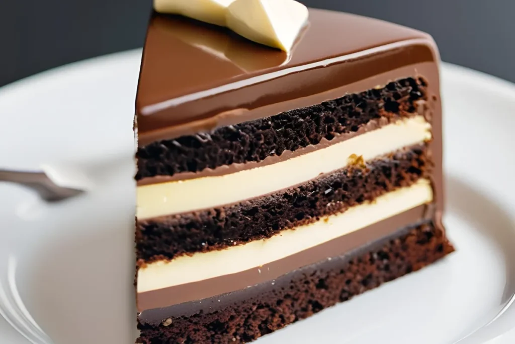 Triple Chocolate Cake Recipe: A Rich, Moist, and Decadent Dessert for Chocolate Lovers 2 Triple Chocolate Cake Slice Close-Up