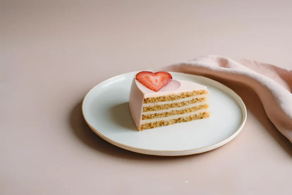 Easy Heart Cake Recipe – Perfect for Celebrations and Special Occasions 5 Heart cake sliced into servings