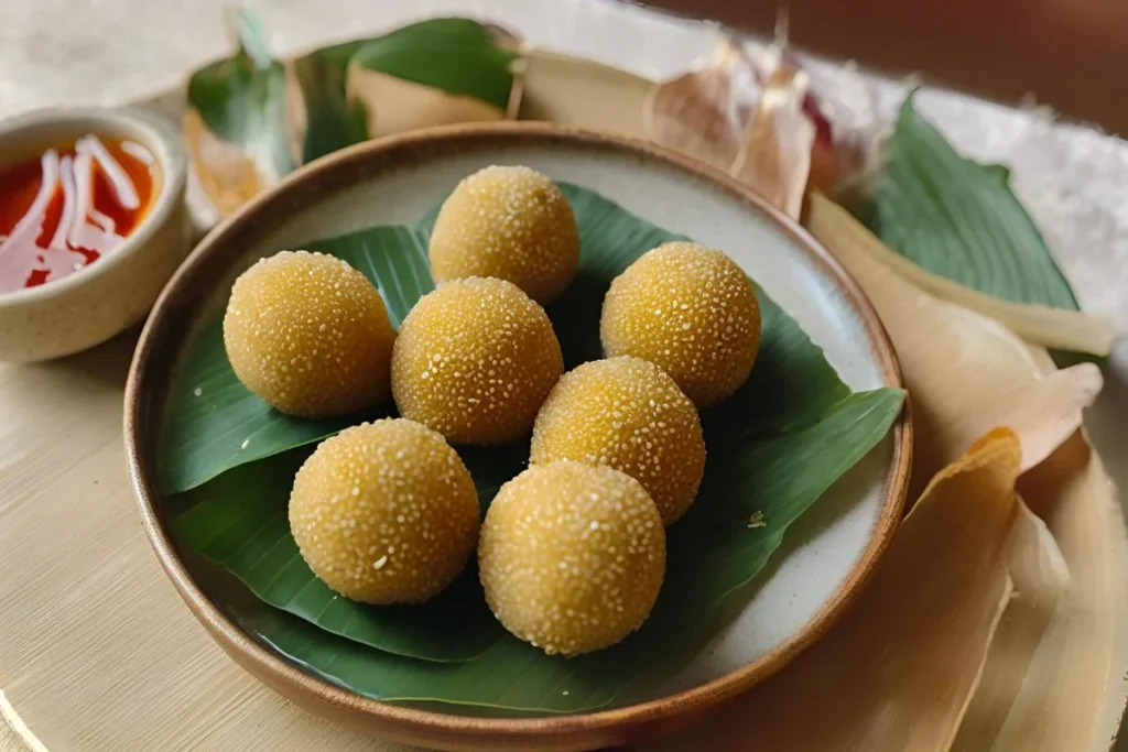 Delicious Vietnamese Desserts: 7 Easy Recipes to Try 8 Vietnamese dessert: Bánh Cam, crispy sesame balls with mung bean.
